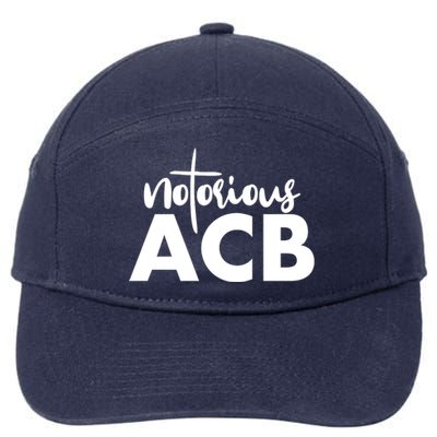 Notorious ACB Amy Coney Barrett 7-Panel Snapback Hat