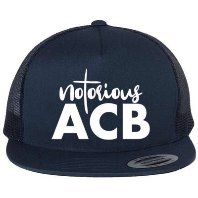 Notorious ACB Amy Coney Barrett Flat Bill Trucker Hat