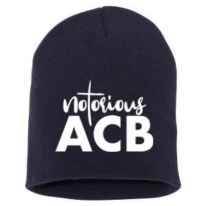 Notorious ACB Amy Coney Barrett Short Acrylic Beanie