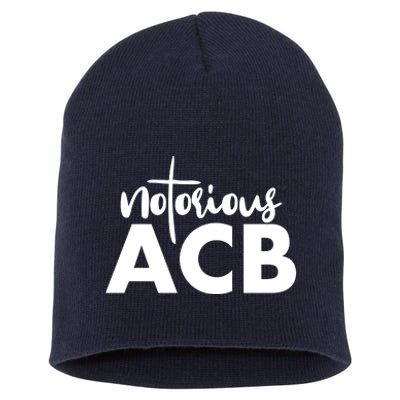 Notorious ACB Amy Coney Barrett Short Acrylic Beanie