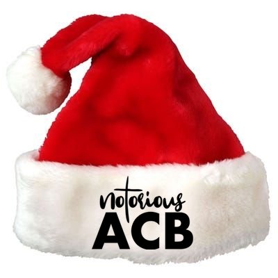 Notorious ACB Amy Coney Barrett Premium Christmas Santa Hat