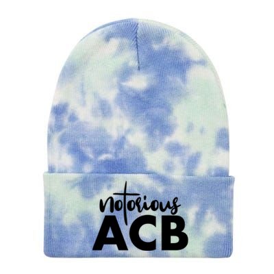 Notorious ACB Amy Coney Barrett Tie Dye 12in Knit Beanie