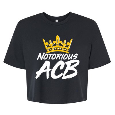 Notorious ACB Crown Amy Coney Barrett Bella+Canvas Jersey Crop Tee