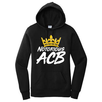 Notorious ACB Crown Amy Coney Barrett Women's Pullover Hoodie