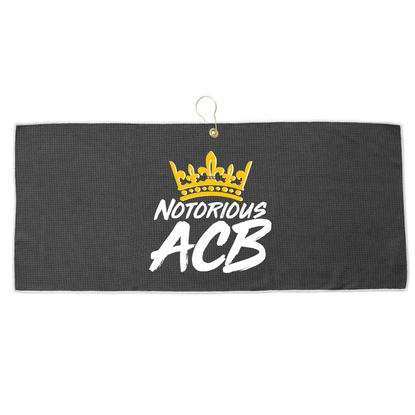 Notorious ACB Crown Amy Coney Barrett Large Microfiber Waffle Golf Towel