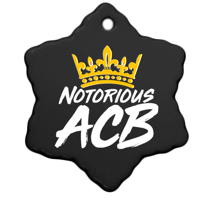 Notorious ACB Crown Amy Coney Barrett Ceramic Star Ornament