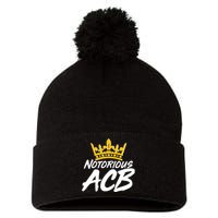 Notorious ACB Crown Amy Coney Barrett Pom Pom 12in Knit Beanie