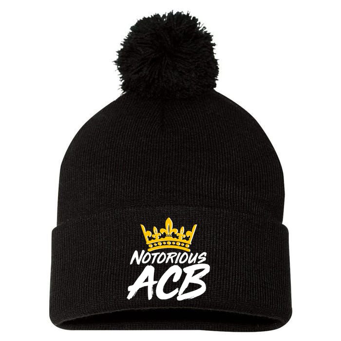 Notorious ACB Crown Amy Coney Barrett Pom Pom 12in Knit Beanie