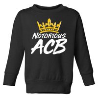 Notorious ACB Crown Amy Coney Barrett Toddler Sweatshirt