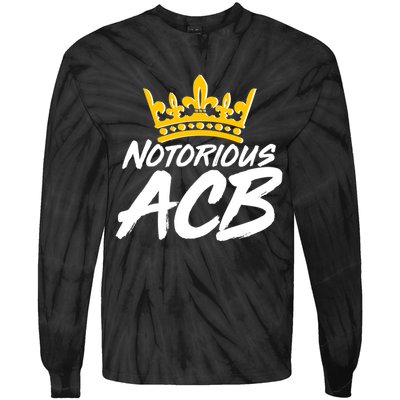 Notorious ACB Crown Amy Coney Barrett Tie-Dye Long Sleeve Shirt