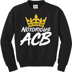 Notorious ACB Crown Amy Coney Barrett Kids Sweatshirt