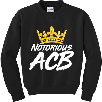 Notorious ACB Crown Amy Coney Barrett Kids Sweatshirt