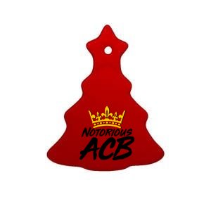 Notorious ACB Crown Amy Coney Barrett Ceramic Tree Ornament