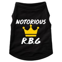Notorious R.B.G. Crown Ruther Bader Ginsburg Doggie Tank