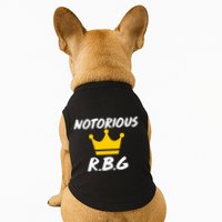 Notorious R.B.G. Crown Ruther Bader Ginsburg Doggie Tank