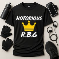 Notorious R.B.G. Crown Ruther Bader Ginsburg Performance Shirt