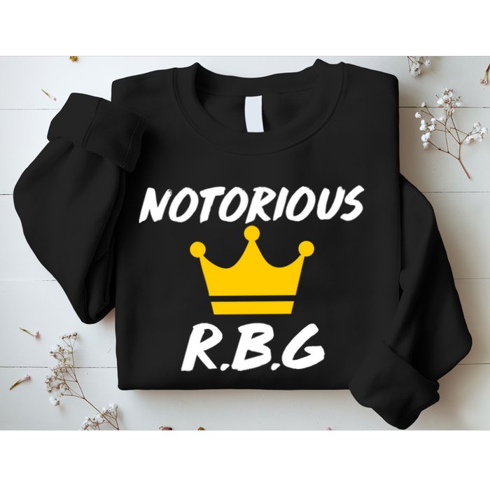 Notorious R.B.G. Crown Ruther Bader Ginsburg Sweatshirt