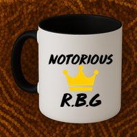 Notorious R.B.G. Crown Ruther Bader Ginsburg Mug