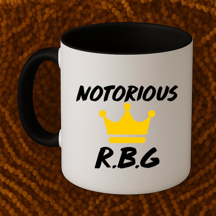 Notorious R.B.G. Crown Ruther Bader Ginsburg Mug