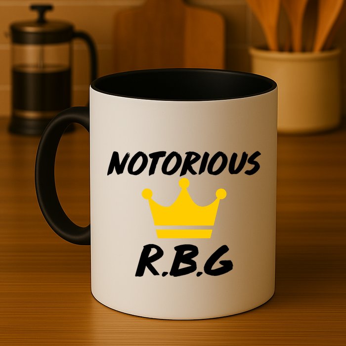 Notorious R.B.G. Crown Ruther Bader Ginsburg Mug