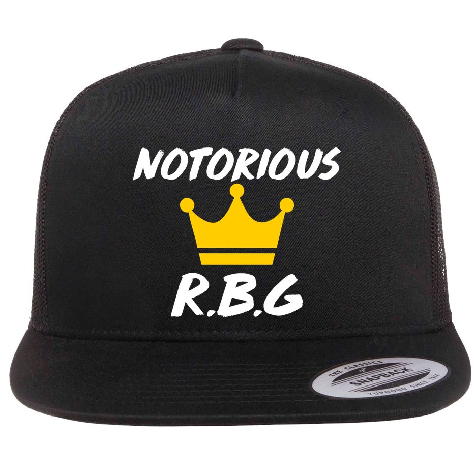 Notorious R.B.G. Crown Ruther Bader Ginsburg Flatbill Hat