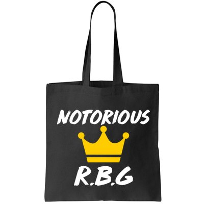 Notorious R.B.G. Crown Ruther Bader Ginsburg Bag