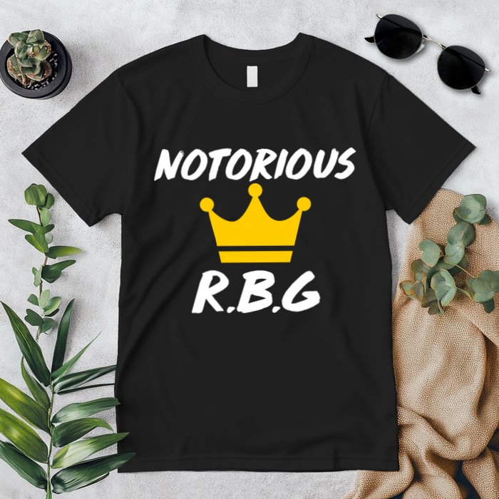 Notorious R.B.G. Crown Ruther Bader Ginsburg Premium T-Shirt