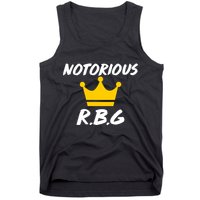 Notorious R.B.G. Crown Ruther Bader Ginsburg Tank Top