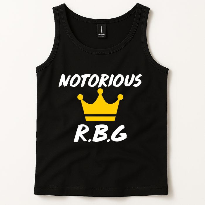 Notorious R.B.G. Crown Ruther Bader Ginsburg Tank Top