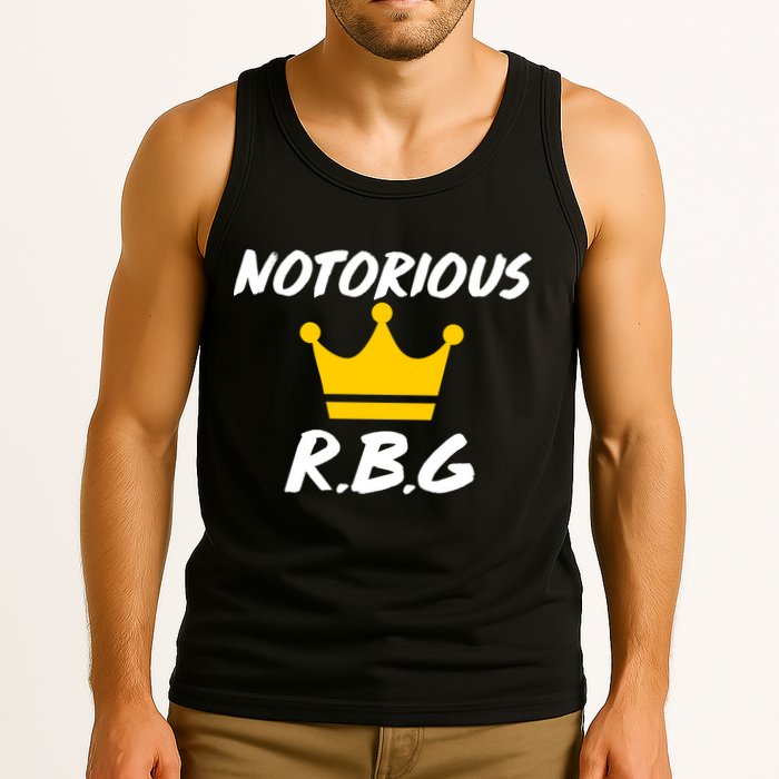 Notorious R.B.G. Crown Ruther Bader Ginsburg Tank Top