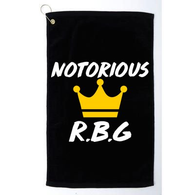 Notorious R.B.G. Crown Ruther Bader Ginsburg Golf Towel