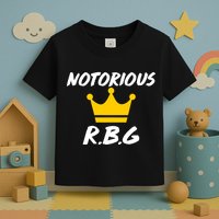 Notorious R.B.G. Crown Ruther Bader Ginsburg Toddler T-Shirt