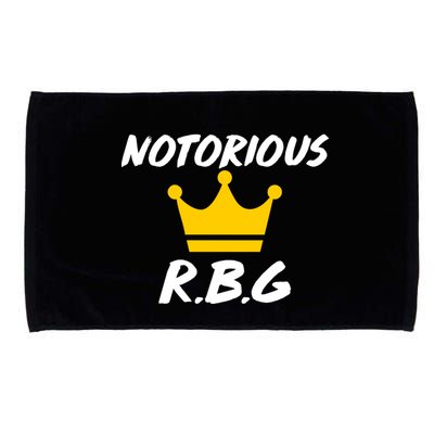 Notorious R.B.G. Crown Ruther Bader Ginsburg Microfiber Hand Towel