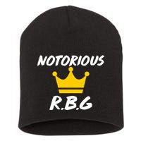 Notorious R.B.G. Crown Ruther Bader Ginsburg Short Acrylic Beanie