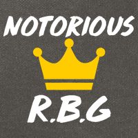 Notorious R.B.G. Crown Ruther Bader Ginsburg Cotton Canvas Backpack