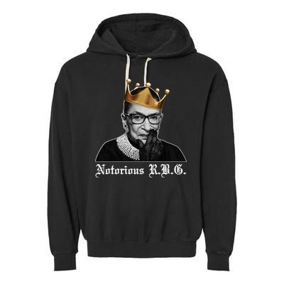 Notorious R.B.G. Ruther Bader Ginsburg Garment-Dyed Fleece Hoodie