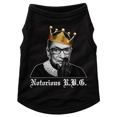Notorious R.B.G. Ruther Bader Ginsburg Doggie Tank