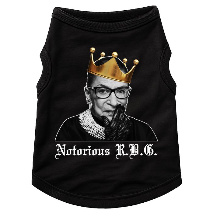 Notorious R.B.G. Ruther Bader Ginsburg Doggie Tank