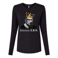 Notorious R.B.G. Ruther Bader Ginsburg Womens Cotton Relaxed Long Sleeve T-Shirt