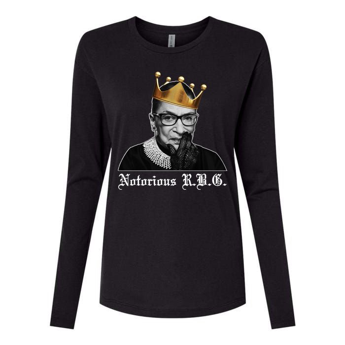 Notorious R.B.G. Ruther Bader Ginsburg Womens Cotton Relaxed Long Sleeve T-Shirt