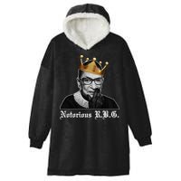 Notorious R.B.G. Ruther Bader Ginsburg Hooded Wearable Blanket