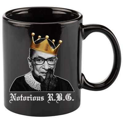 Notorious R.B.G. Ruther Bader Ginsburg 11oz C Handle Ceramic Mug