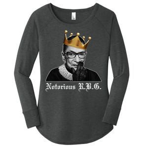 Notorious R.B.G. Ruther Bader Ginsburg Women's Perfect Tri Tunic Long Sleeve Shirt