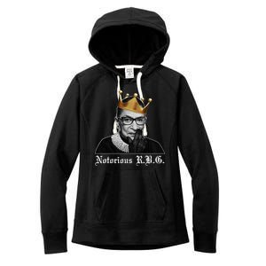 Notorious R.B.G. Ruther Bader Ginsburg Women's Fleece Hoodie