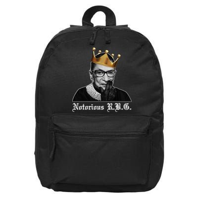 Notorious R.B.G. Ruther Bader Ginsburg 16 in Basic Backpack