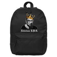 Notorious R.B.G. Ruther Bader Ginsburg 16 in Basic Backpack