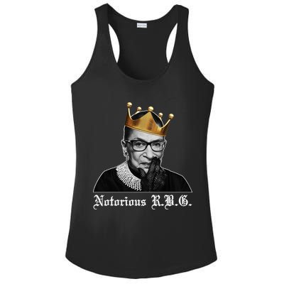 Notorious R.B.G. Ruther Bader Ginsburg Ladies PosiCharge Competitor Racerback Tank