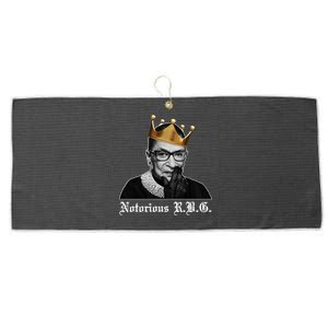 Notorious R.B.G. Ruther Bader Ginsburg Large Microfiber Waffle Golf Towel