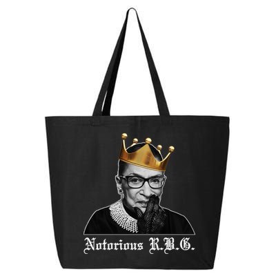 Notorious R.B.G. Ruther Bader Ginsburg 25L Jumbo Tote