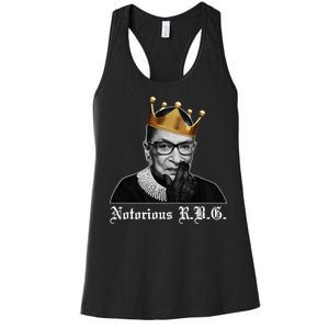 Notorious R.B.G. Ruther Bader Ginsburg Women's Racerback Tank